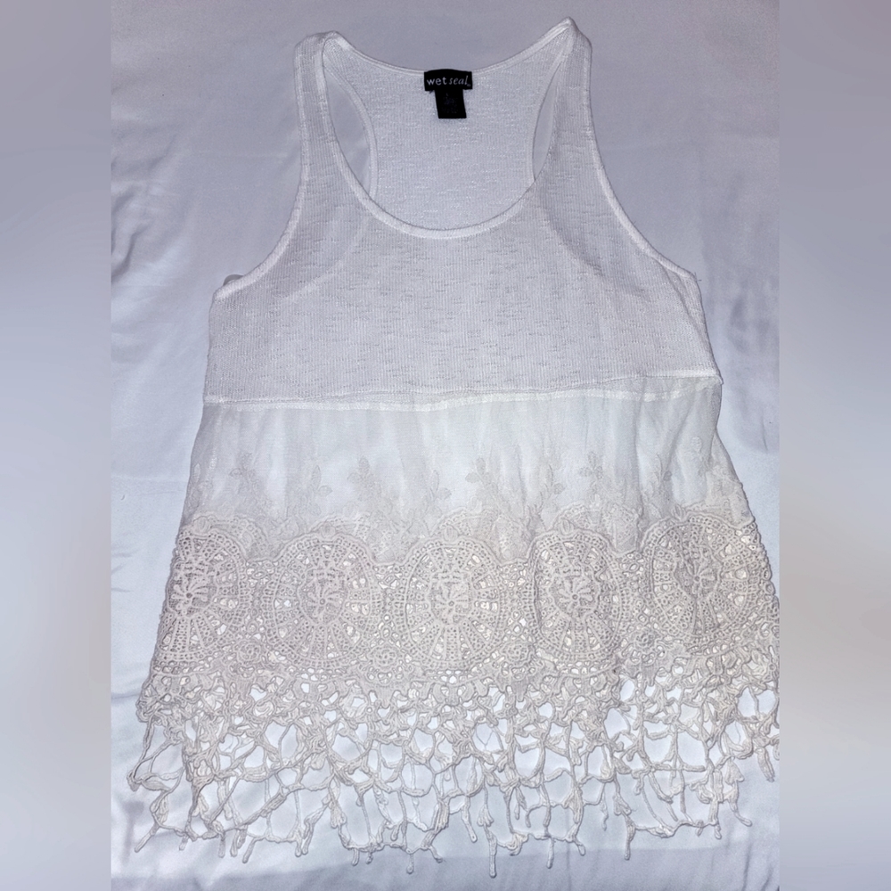 Lace Racerback Tank